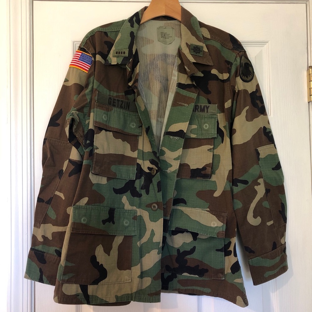 Green Camo Army Jacket Fatigues